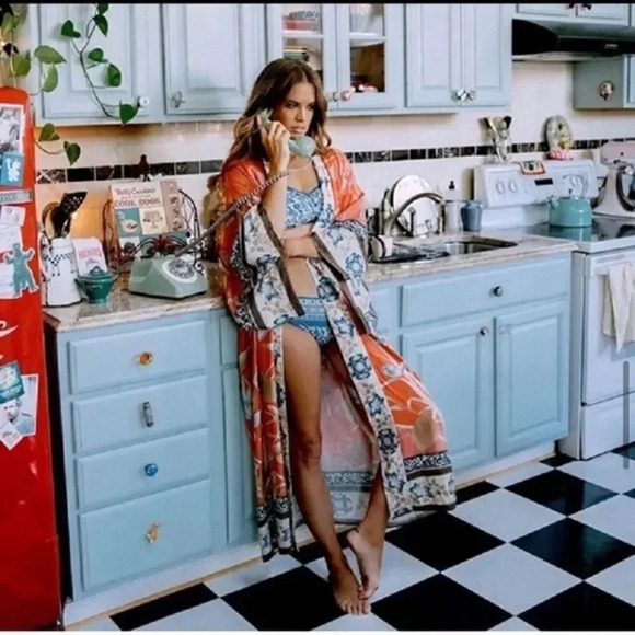 Coming Soon-New Bohemian Floral Kimono Duster - Picture 8 of 13